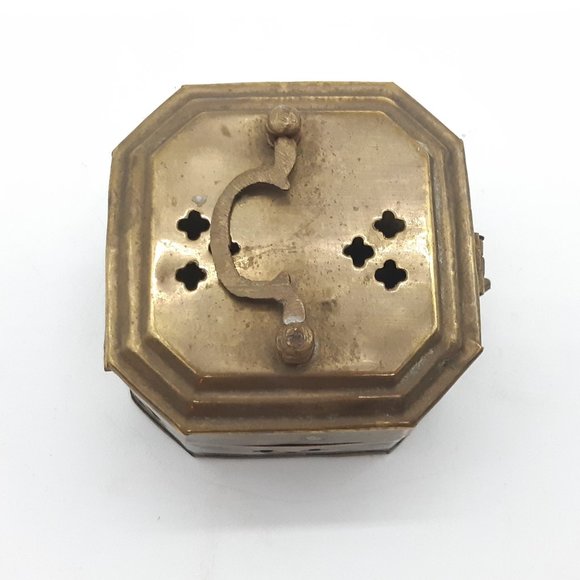 Vintage Indian Brass Cricket Box - Picture 6 of 10